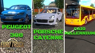 PORSCHE CAYENNE | PEUGEOT 308 | CAIO MILLENNIUM - ETS 2 Mods #21
