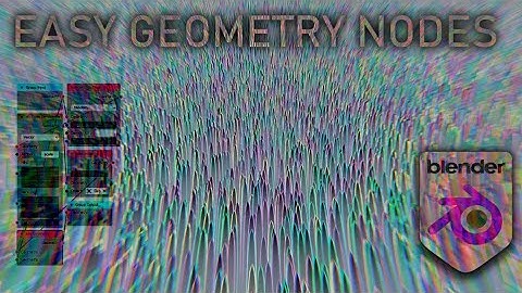 Simple Scene In Geometry Nodes Tutorial [Bledner 2.92]