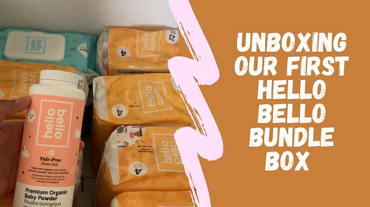 Unboxing our very first HELLO BELLO diaper bundle box!