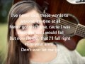 Tiffany Alvord - Baby I Love You (lyrics)