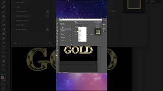 สร้างตัวหนังสือสีทอง [ Gold text By Photoshop CC ]