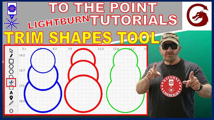 How to use the Trim Shapes Tool in Lightburn