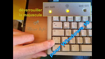 Où se trouve la touche Maj sur le clavier ?