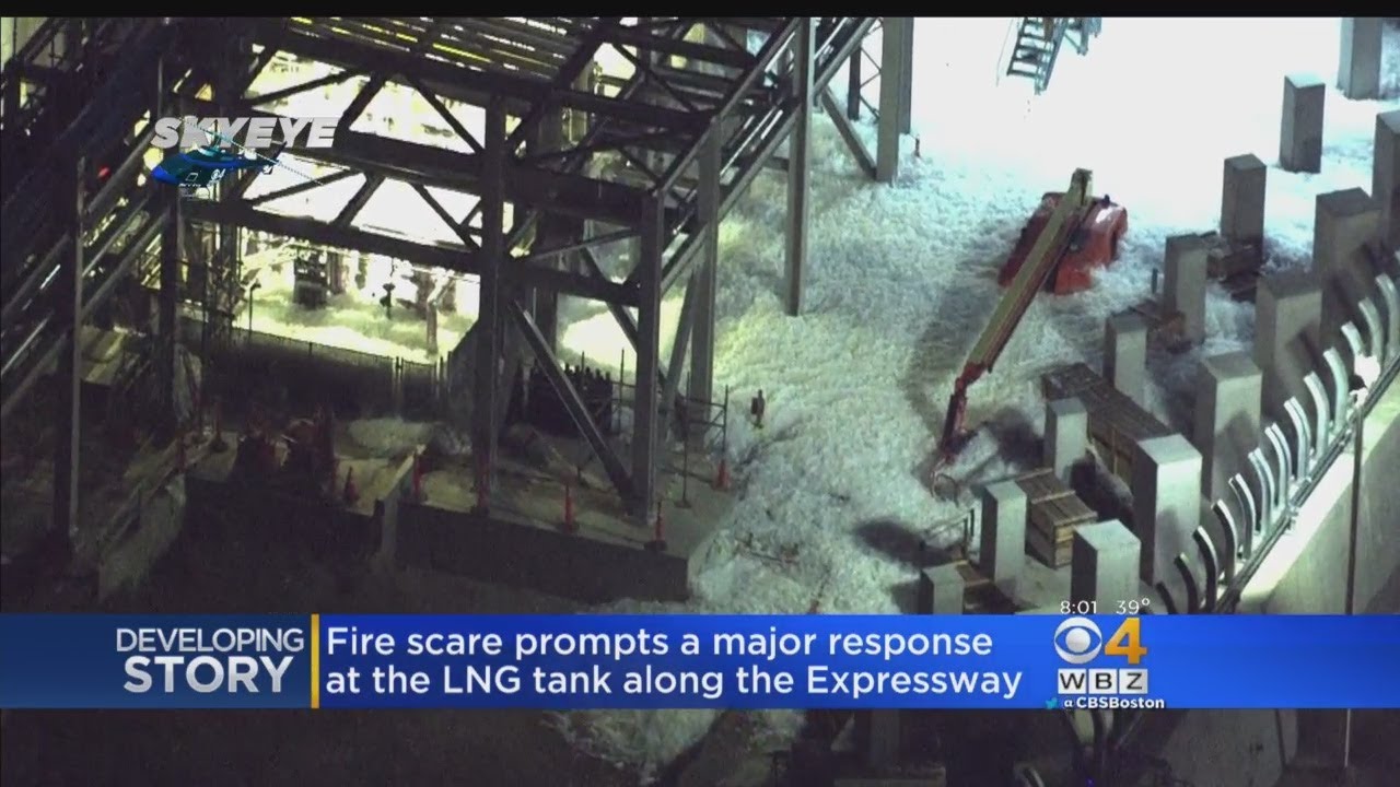 Fire Scare Prompts Major Response At LNG Tank Along Expressway