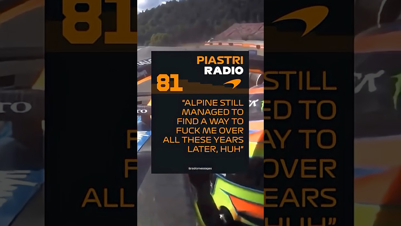 Oscar v Alpine 🙃#formula1 #f1 #grandprix #f1drivers #f1racing #mclaren #alpinerenault #oscarpiastri