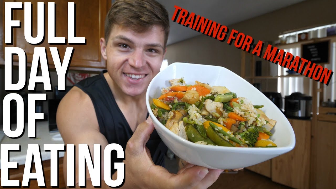 A REAL Full Day Of Eating (Marathon Training) - YouTube