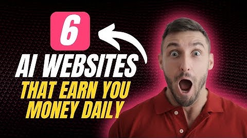 Use These 6 AI Websites to Make $100+ PER DAY (Work From Home 2025)