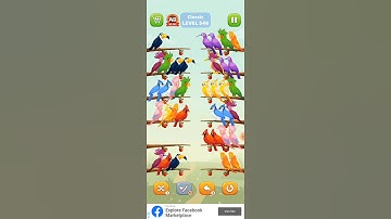 Bird sort puzzle walkthrough #viral #shorts #trending #short #birds