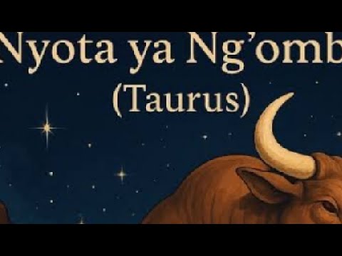 Nyota Ya Ngombe Au Taurus