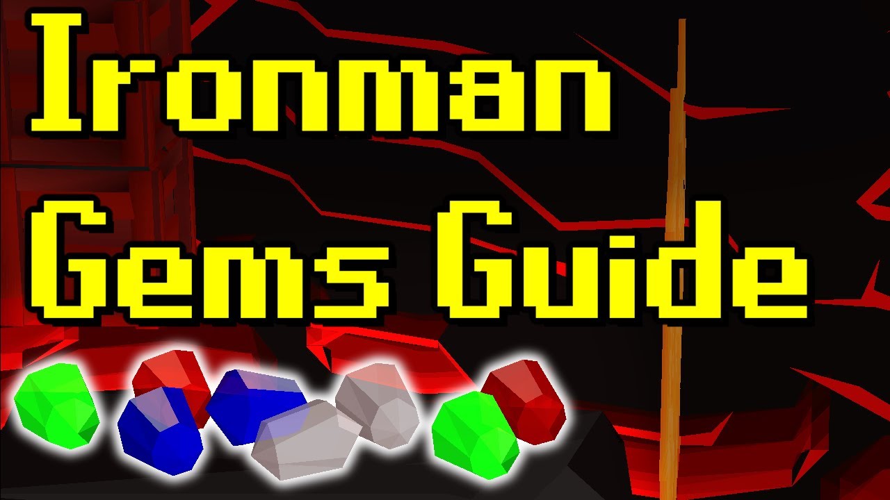 Never run out of gems on your ironman again | 5 methods