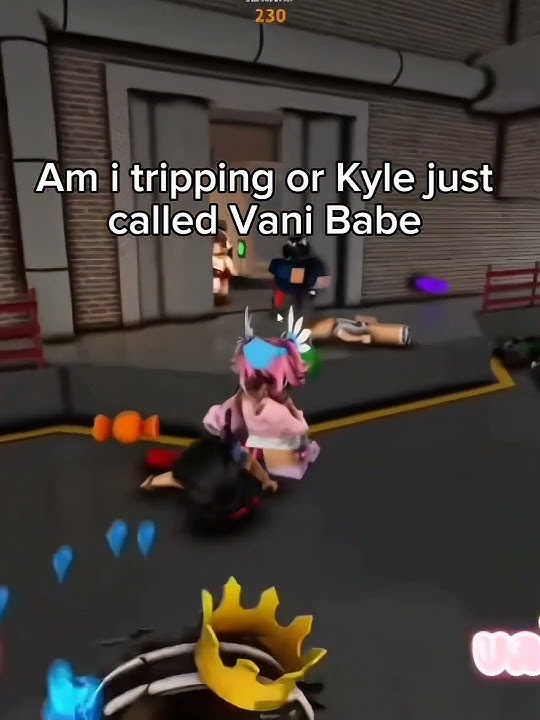 Kyle just called Vani babe🥰❤️ #vanilbean #kreativekyle #babe #mm2 #shorts