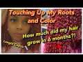 6 Month Length Check + Re-dying My Hair Red | aliyah s