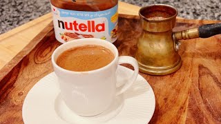 فنجان قهوة ☕️ بالنوتيلا 😍جديد🌟من مطبخ مروة الشافعي