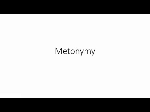 Video: Apa Itu Metonymy, Contoh