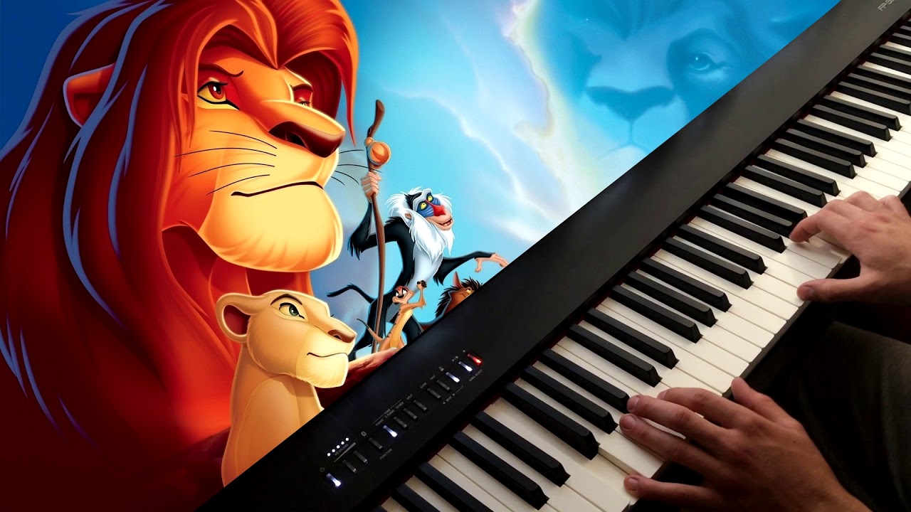 Krol Lew Milosc Rosnie Wokol Nas The Lion King Can You Feel The Love Tonight Piano Cover Youtube
