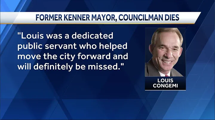 Former Kenner Mayor Louis Congemi dies