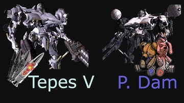 Armored Core 4 Simulation Battles : Tepes V - P. Dam