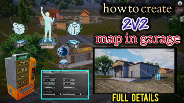 How To Create Wow Map In Garage | How To Create 2v2 Wow Map In Pubg mobile