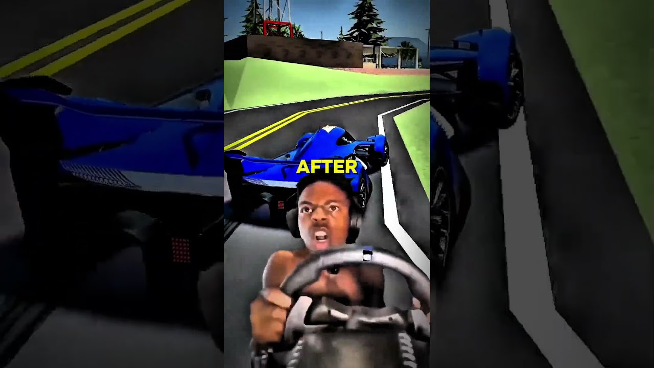 Speed Crashes Crazy Car In Roblox Shorts Ishowspeed Shortsfeed