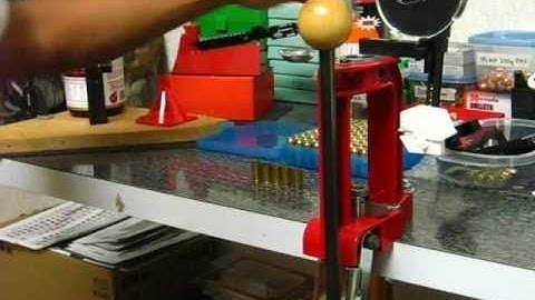 Reloading 45ACP On A Lee Single Stage Press.