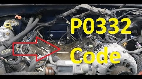 Causes and Fixes P0332 Code: Knock Sensor 2 Circuit Low (Bank 2)