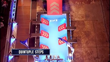 Quintuple steps: The most iconic obstacle on the Ninja course | Australian Ninja Warrior 2017