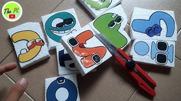 MYSTERY of Numberblocks ASMR Alphabet Lore P E C #573