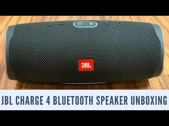 JBL Charge 4 Bluetooth Speaker Unboxing