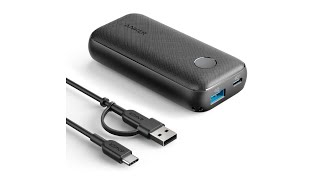 Review: Anker Portable Charger, 10000mAh Power Bank with USB-C Power Delivery (25W), PowerCore