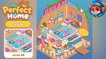 My Perfect Home Casual Level 44 Guide & Answers | Mobile Gameplay Walkthrough 