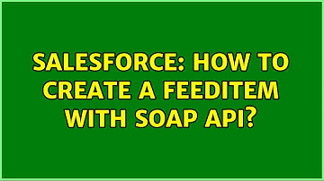 Salesforce: How to create a FeedItem with SOAP API?