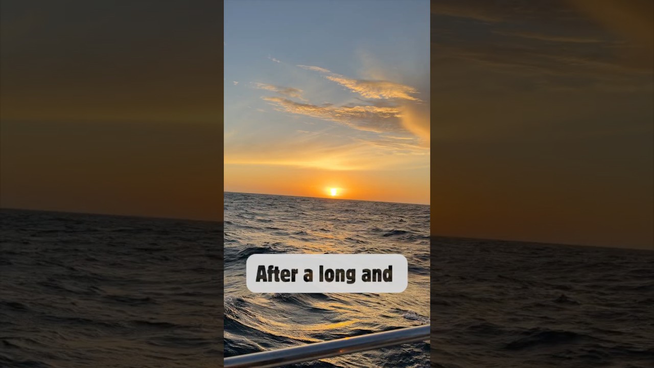 After 12 Hours of Rough Seas, We Finally Arrived #sailing #adventure