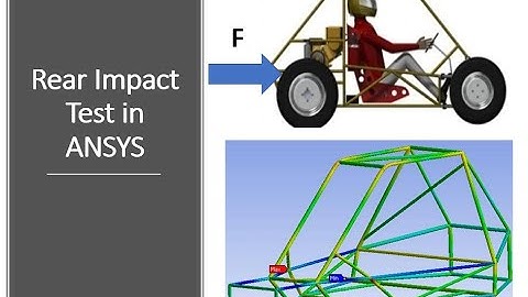 [Rear Impact Test] BAJA SAE Roll Cage/Frame Design in ANSYS Workbench Static Structural Analysis