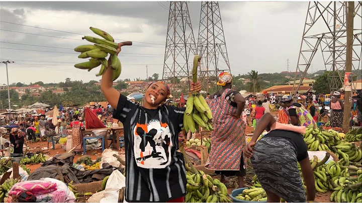 African Village Life || inside a Local Market in Ghana || Cost of living on budget