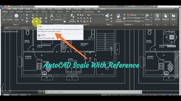 AutoCAD Scale With Reference Command | Tamil |