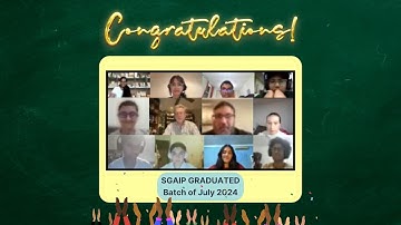 Graduation Ceremony - First batch of Space & Generative AI Internship Students | Batch of July 2024