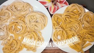 Macarrão Caseiro | a MELHOR Massa Caseira de macarrão | Delícias da Su