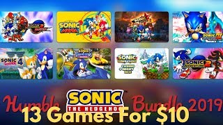 HUMBLE SONIC BUNDLE 2019 | 13 Games For $10 | ENDS 17-DEC-2019