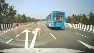 Muzhapilangad Mahe bypass wrong U turn and Wrong side two wheelers RIP n Advance
