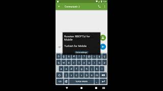 Phonetic Russian - Turkish Keyboard screenshot 1