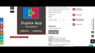 DUPLEX PLAY GIFT ACTIVATION CODE how to activate DUPLEXPLAY APP AT YOUR DEVICE direct download link screenshot 4