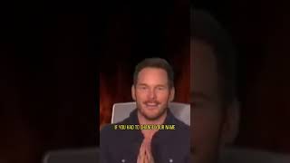 Chris Pratt Answers on Ellen's Burning Qustions #shorts