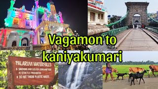 Vagamon to Kaniyakumari Road trip || Palaruvi || Mekkarai dam || beautiful village
