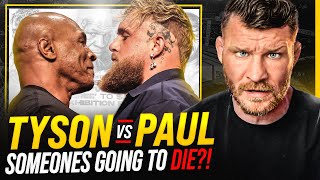 BISPING reacts: JAKE PAUL 'One of Us Has to DIE' Mike Tyson | PRESS CONFERENCE REACTION