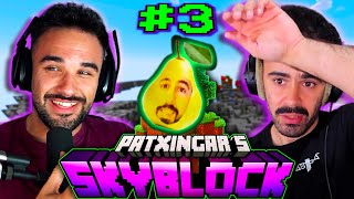 ILLOJUAN CONOCE LA LOCURA EN SKYBLOCK 😵🍌🌶 ft. Andrés y Guille #3