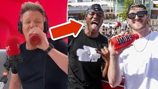 Gordon Ramsay Drinks KSI And Logan Paul Prime