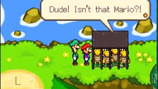 Mario & Luigi talking to the Koopa Corps