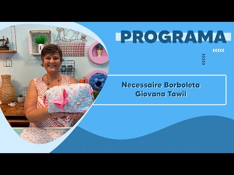 Necessaire borboleta - Giovanna Tawil