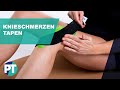 Tape anleitung  knieschmerzen selbst tapen bei allgemeinen kniebeschwerden  physiotape