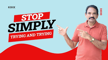 Stop Simply Trying and Trying  || Motivational Video || Squadron Leader Jayasimha
